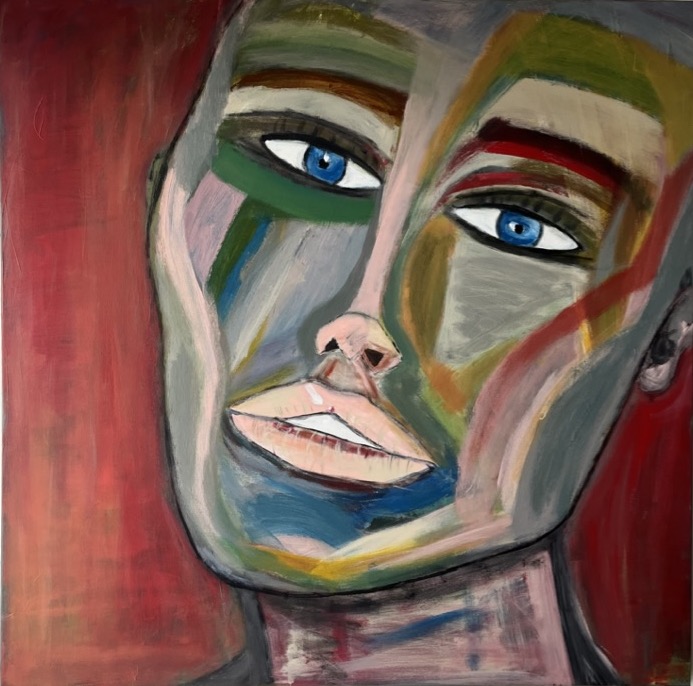 Peinture femme acrylique